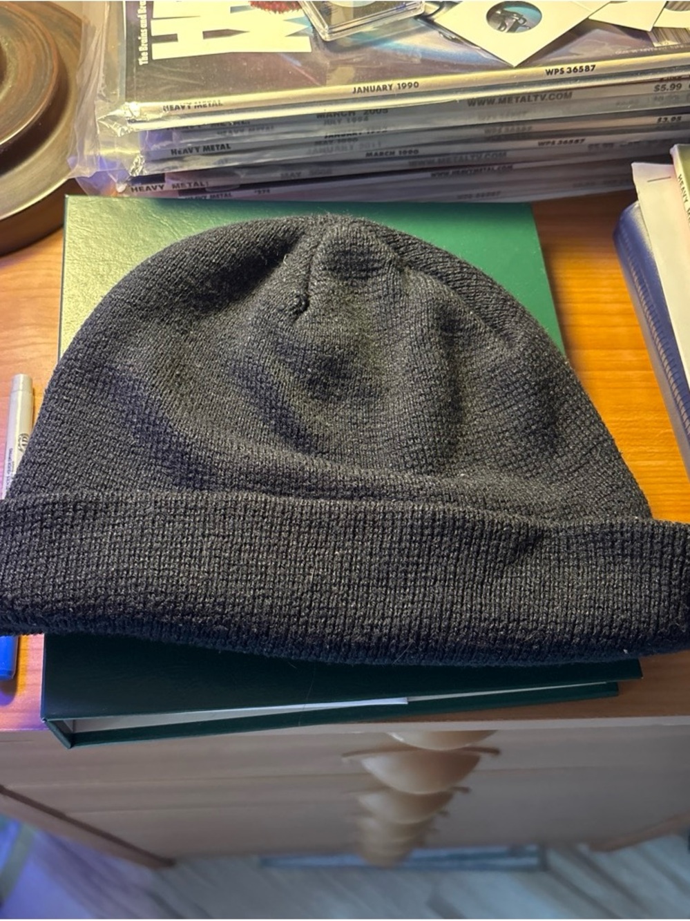 H&M Classic Black Knit Beanie